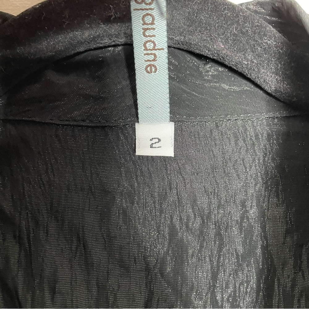 Blanque Crinkle Lightweight Button Down Jacket La… - image 5